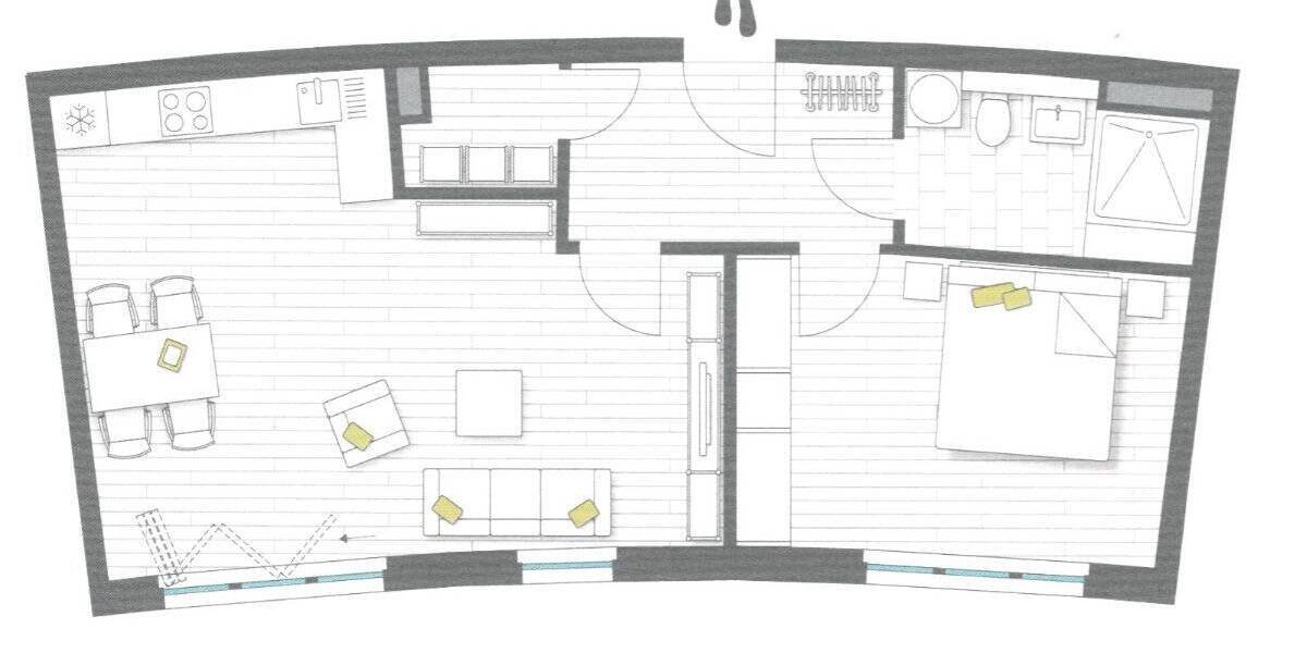 Etagenwohnung Wustermark Elstal - 2 Zimmer, 61 m&sup2;, 760&euro; | Angebot:26751115