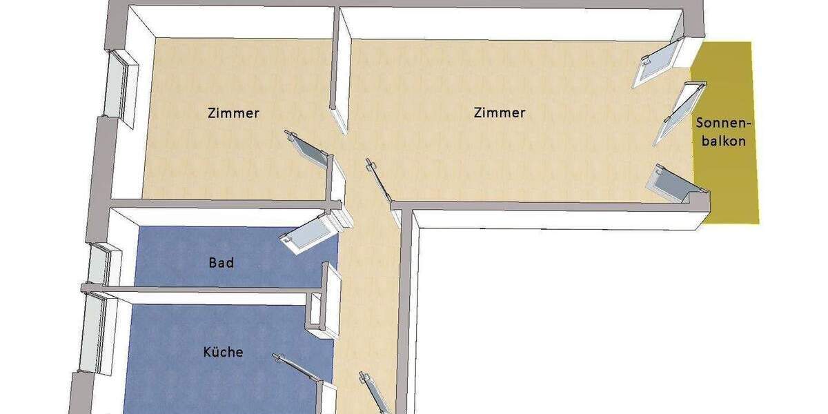  2 zimmer