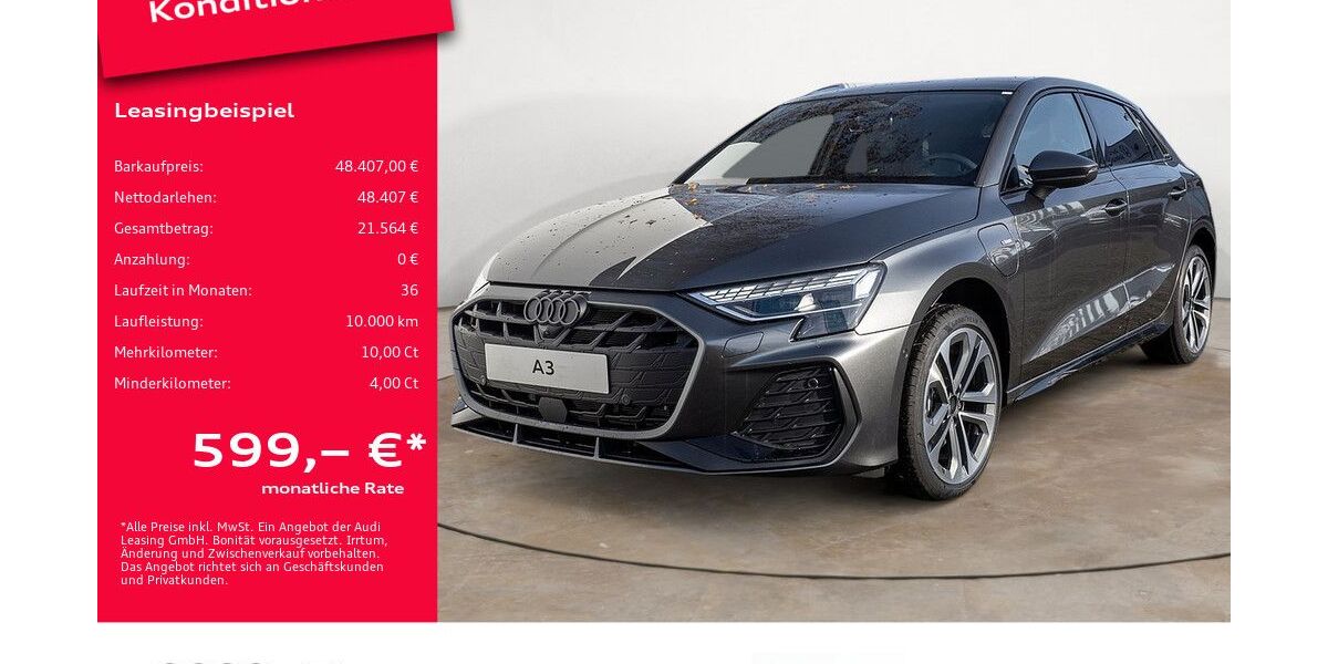Audi A3 4.000 km 48.407 &euro; Potsdam 14482