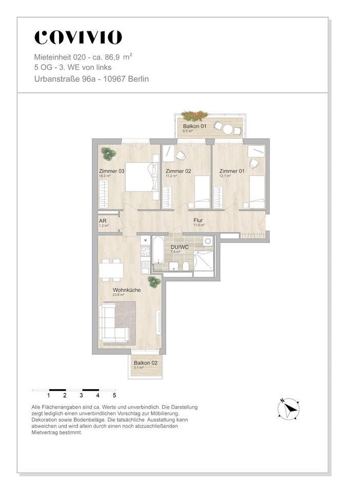 Moderne City-Wohnung mitten in Kreuzberg! zimmer