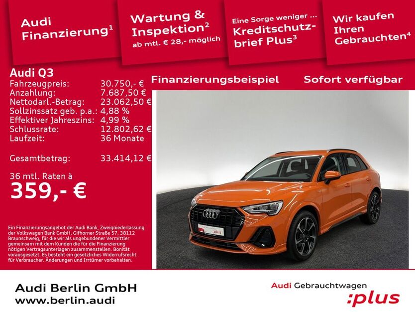 Audi Q3 36.150 km 30.750 € Berlin 10587