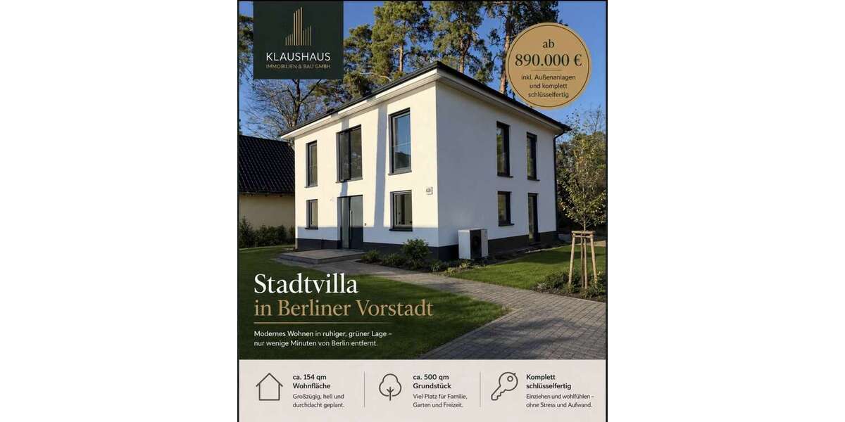 Einfamilienhaus Brandenburg - Blankenfelde-Mahlow Mahlow - 6 Zimmer, 153 m&sup2;, 850.000&euro; | Angebot:26874602
