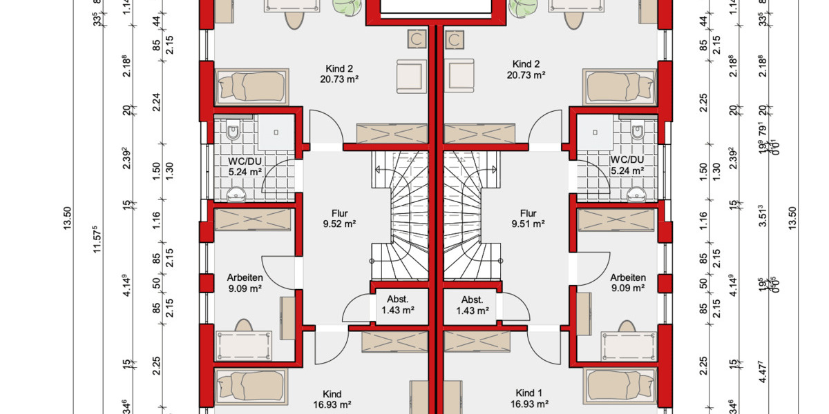 Doppelhaushälfte Berlin Lankwitz - 6 Zimmer, 165 m&sup2;, 849.000&euro; | Angebot:26820208