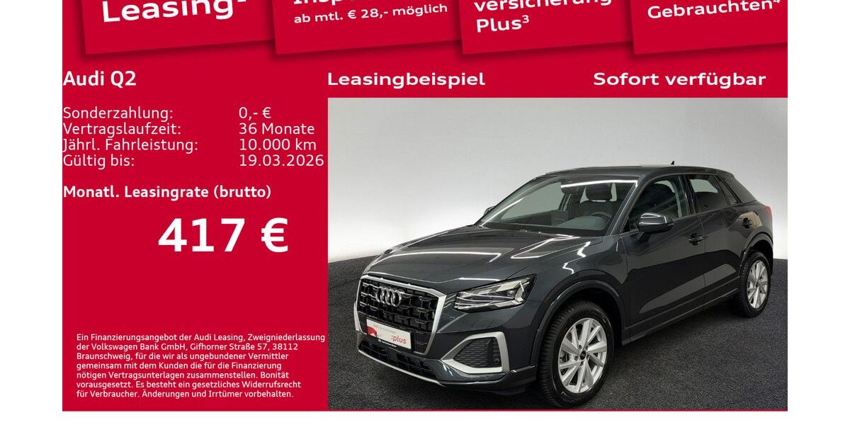 Audi Q2 1.300 km 37.740 &euro; Berlin 10587