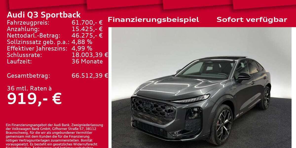 Audi Q3 6.001 km 61.700 &euro; Berlin 10587