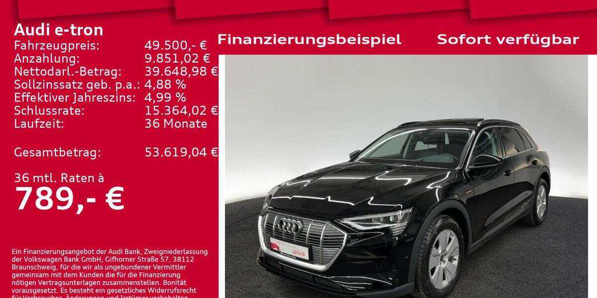 Audi e-tron 44.600 km 49.500 &euro; Berlin 10587