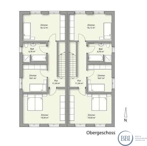Wohnen, wo der Spargel zu Hause ist - Doppelhaushälfte Beelitz | Angebot:27249451