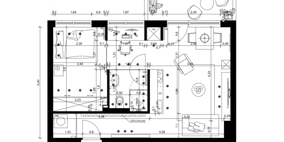 Etagenwohnung Berlin Schöneberg - 2 Zimmer, 42 m&sup2;, 373.000&euro; | Angebot:23978846