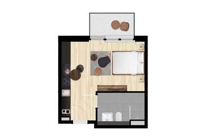 Wohnen auf Zeit in Berlin 1.190 € 1 zimmer