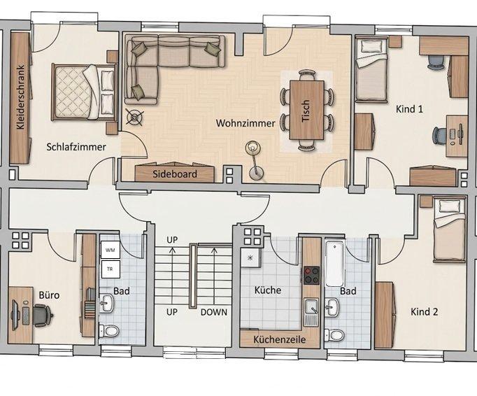 Dachgeschoßwohnung Berlin Tempelhof-Schöneberg - 5 Zimmer, 110 m&sup2;, 530.000&euro; | Angebot:26550417