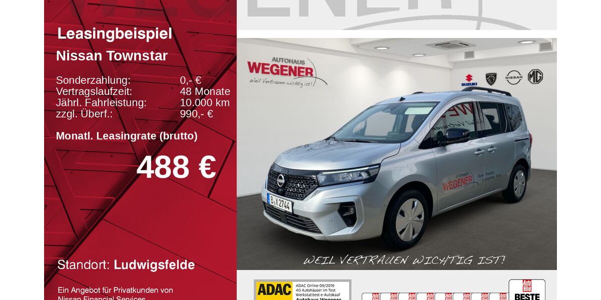 Nissan Townstar 2.230 km 36.690 &euro; Ludwigsfelde 14974