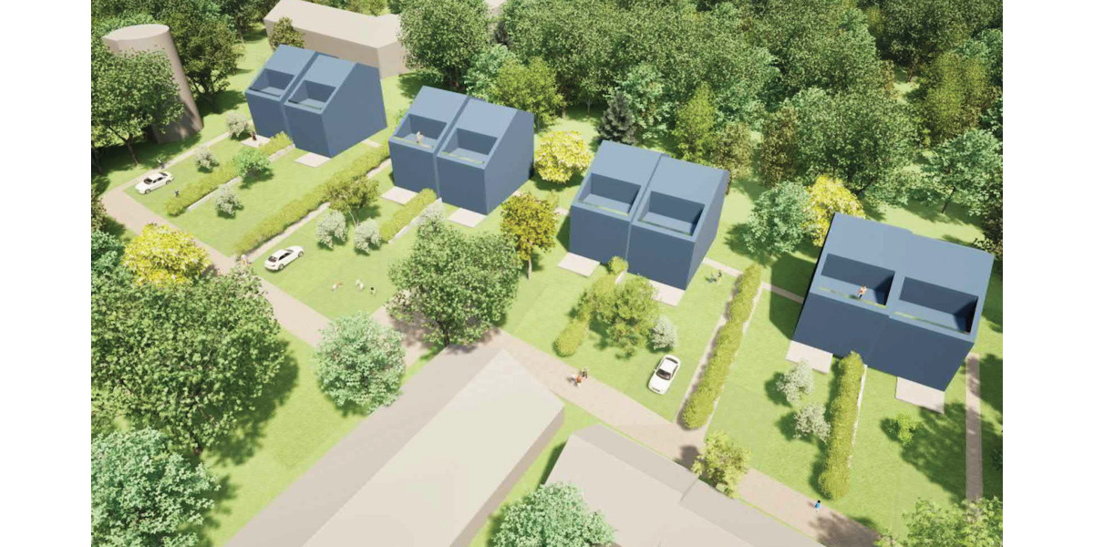 Bauträgergrundstück südlich von Berlin - Konzept für 4 Doppelhäuser (8 WE) zimmer