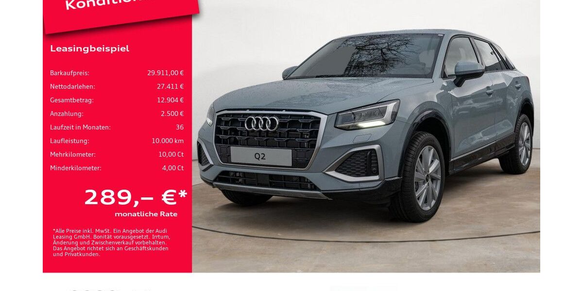 Audi Q2 10.000 km 28.912 € Potsdam 14482