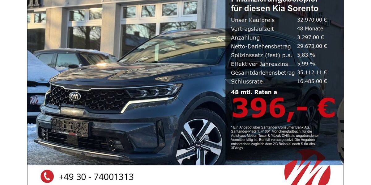 Kia Sorento 108.000 km 32.970 &euro; Berlin 12305
