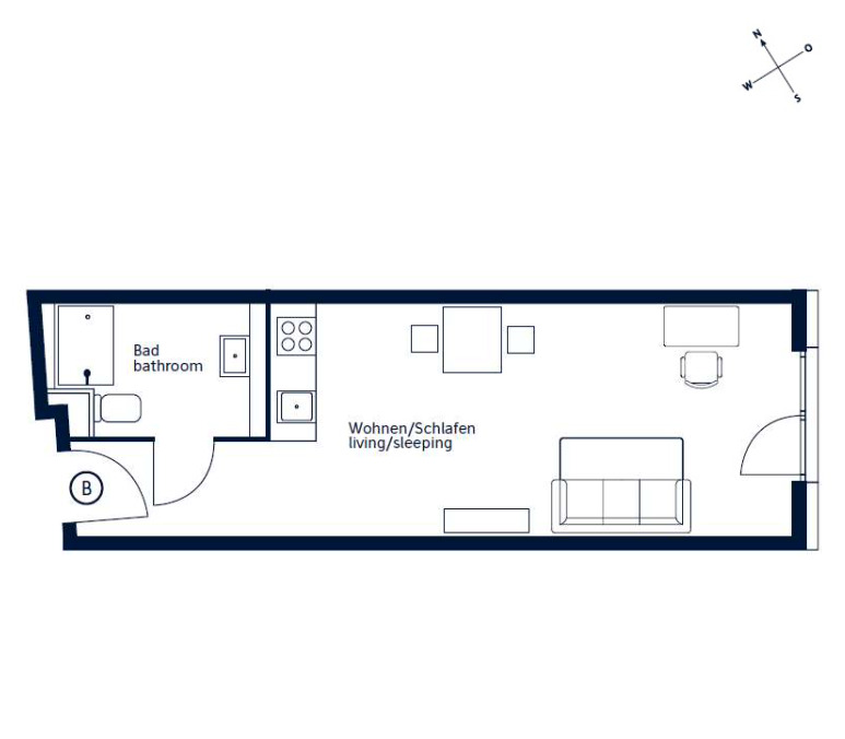 Paketverkauf: 5 Neubau Apartments in sehr guter Lage zimmer
