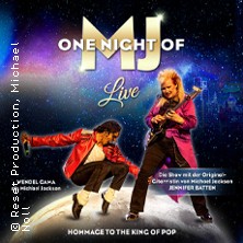 One Night Of MJ - The Tribute To The King Of Pop! 28.10.2026 Max-Reger-Halle