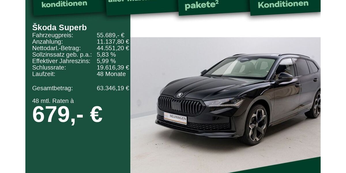 Skoda Superb 5.000 km 57.385 € Berlin 13088