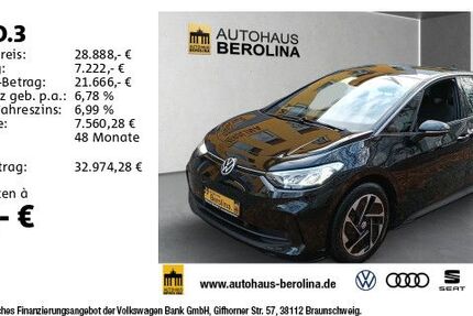 VW ID.3 18.076 km 28.888 € Berlin 10709