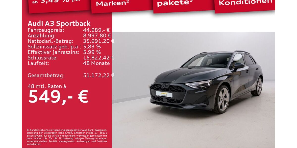 Audi A3 10.000 km 42.289 &euro; Berlin 13088