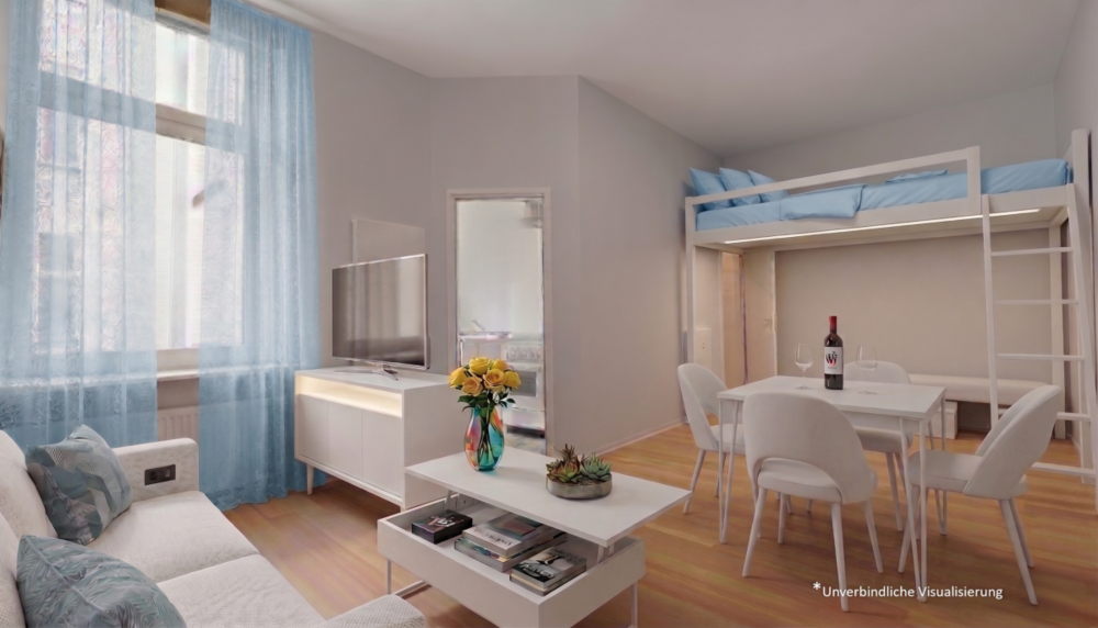 Etagenwohnung Berlin Friedrichshain - 1 Zimmer, 34 m&sup2;, 179.000&euro; | Angebot:26699300