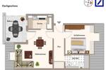 Etagenwohnung Nuthetal Bergholz-Rehbrücke - 2 Zimmer, 55 m&sup2;, 249.500&euro; | Angebot:26893206