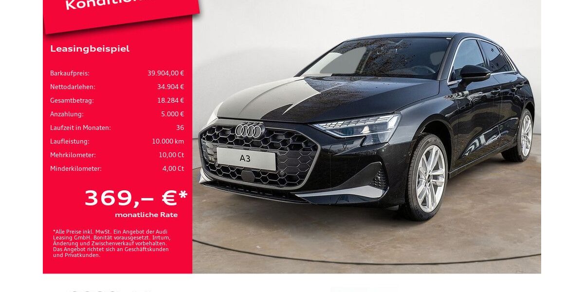 Audi A3 4.000 km 39.405 &euro; Potsdam 14482
