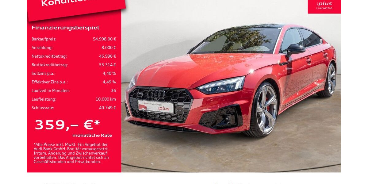 Audi A5 2.965 km 53.490 € Potsdam 14482