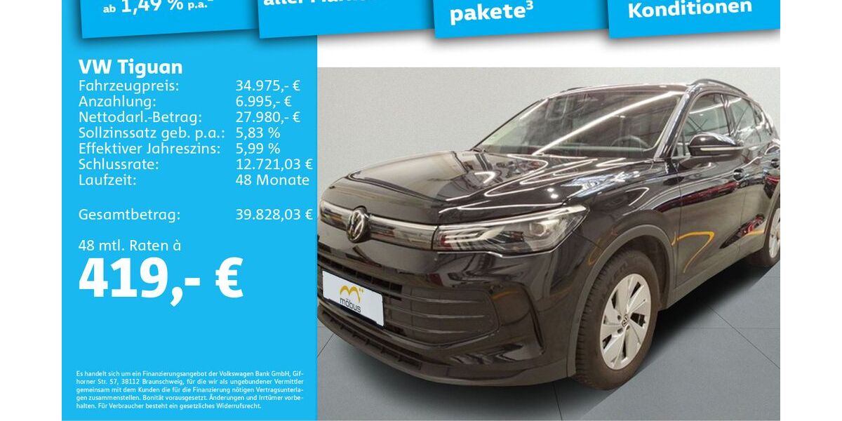 VW Tiguan 7.714 km 34.689 &euro; Berlin 13088