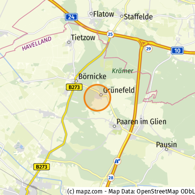 Grundstück Schönwalde-Glien Grünefeld - 499.000&euro; | Angebot:26187565