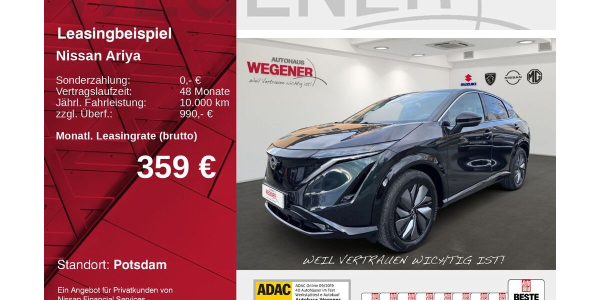 Nissan Ariya 45.365 km 28.399 € Potsdam 14482