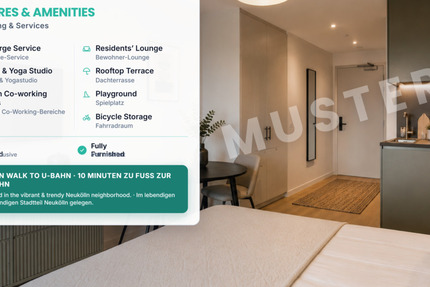 Wohnung Berlin Friedrichshain-Kreuzberg - 1 Zimmer, 28 m&sup2;, 981&euro; | Angebot:27729808