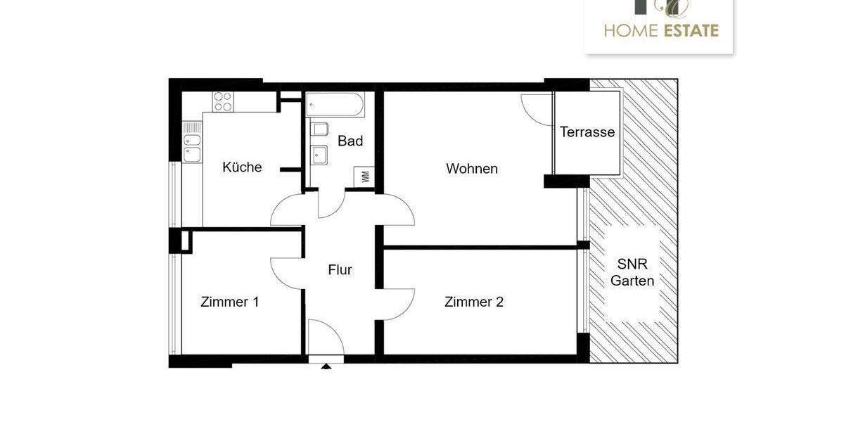 Terrassenwohnung Teltow Ruhlsdorf - 3 Zimmer, 80 m&sup2;, 315.000&euro; | Angebot:25706905