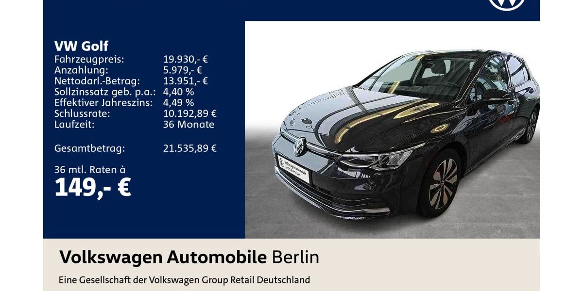 VW Golf 26.303 km 19.930 &euro; Berlin 10587
