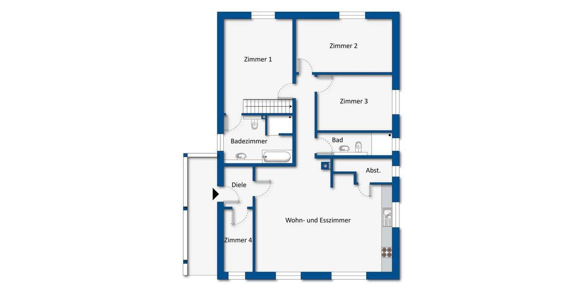 Etagenwohnung Rangsdorf - 5 Zimmer, 131 m&sup2;, 789.000&euro; | Angebot:25261963