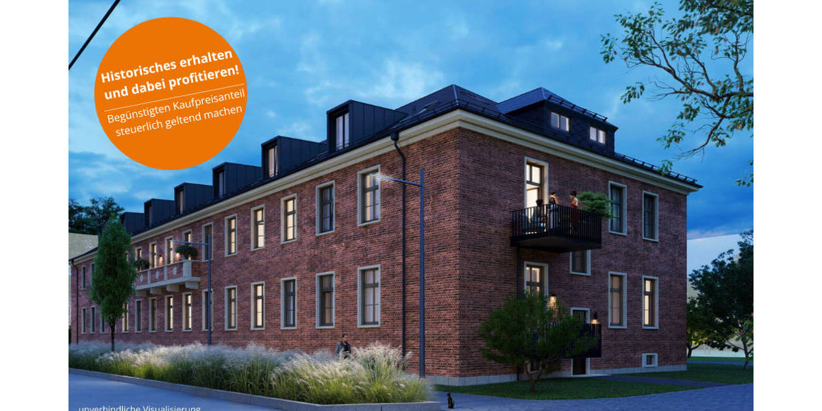Etagenwohnung Potsdam Krampnitz - 2 Zimmer, 80 m&sup2;, 664.000&euro; | Angebot:25805593