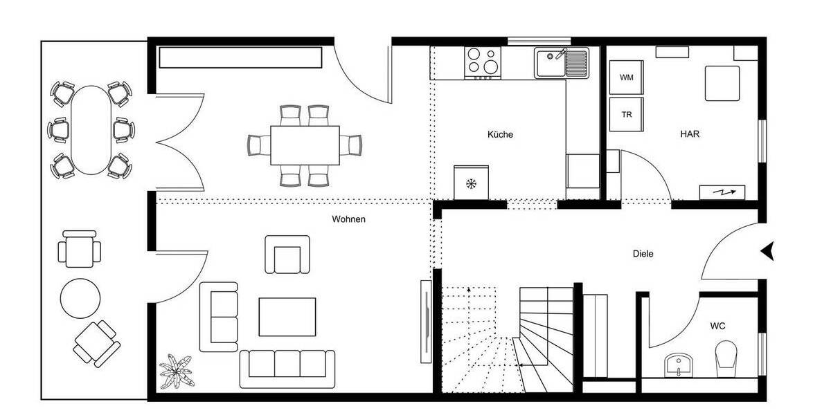 Doppelhaushälfte Ludwigsfelde - 5 Zimmer, 144 m&sup2;, 2.479&euro; | Angebot:26326881