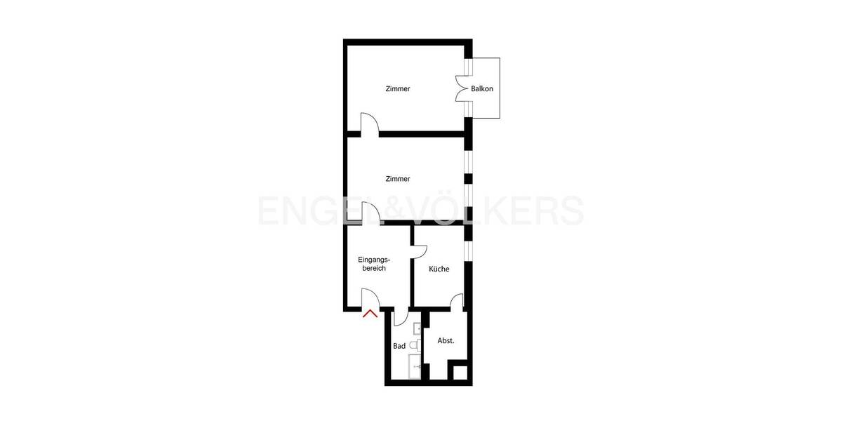 Etagenwohnung Berlin Friedrichshain - 2 Zimmer, 87 m&sup2;, 529.000&euro; | Angebot:26865583