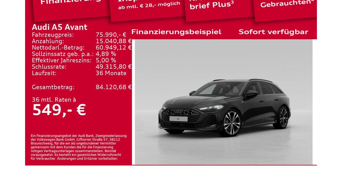 Audi A5 6.001 km 75.990 &euro; Berlin 12489