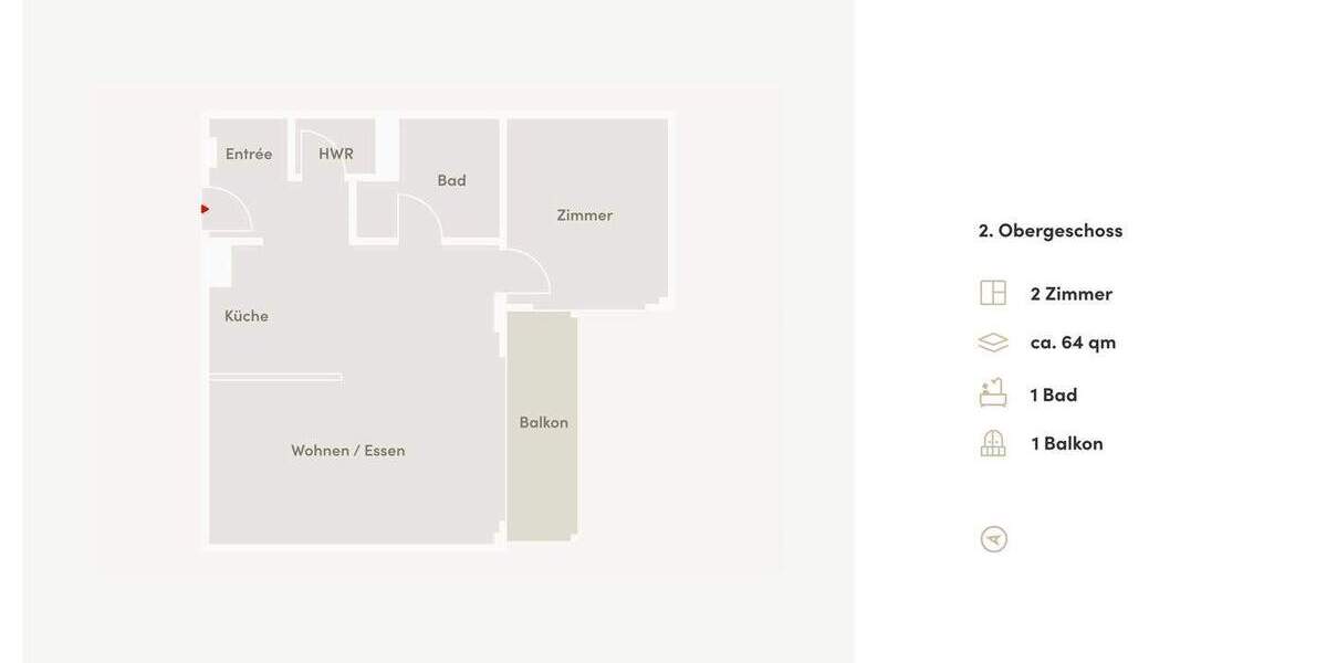 Etagenwohnung Kreuzberg Kreuzberg - 2 Zimmer, 63 m&sup2;, 495.000&euro; | Angebot:25740264