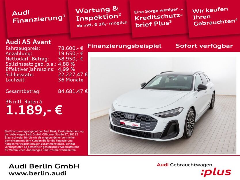 Audi A5 6.001 km 77.900 € Berlin 12489