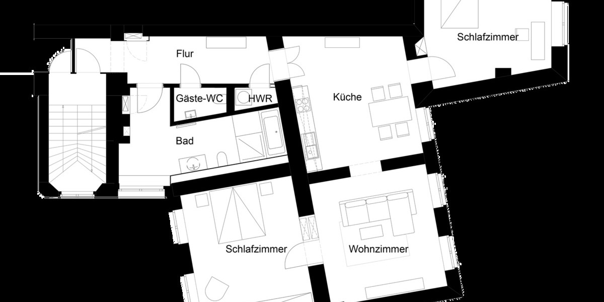 Etagenwohnung Berlin Kreuzberg - 3 Zimmer, 114 m&sup2;, 2.630&euro; | Angebot:26364129