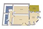 Etagenwohnung Stahnsdorf Schenkenhorst - 2 Zimmer, 74 m&sup2;, 279.000&euro; | Angebot:26751104
