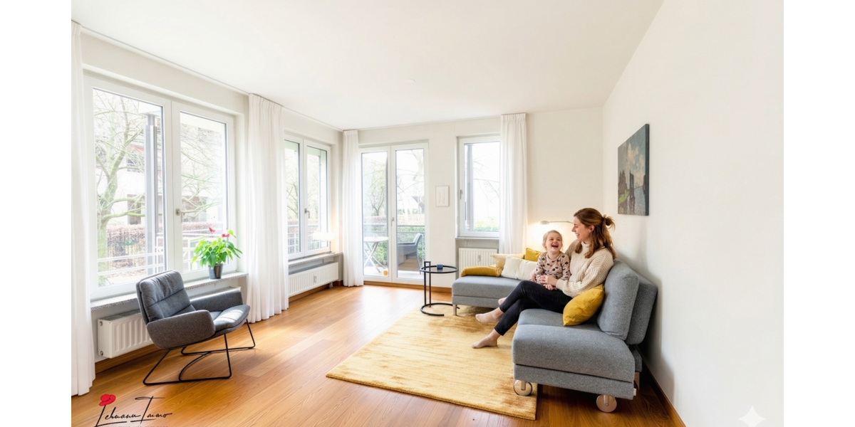 Wohnen am Tiefen See – 2-Zimmer-Wohnjuwel mit Balkon & Tiefgaragenstellplatz - Anlageobjekt Potsdam Berliner Vorstadt | Angebot:26124700