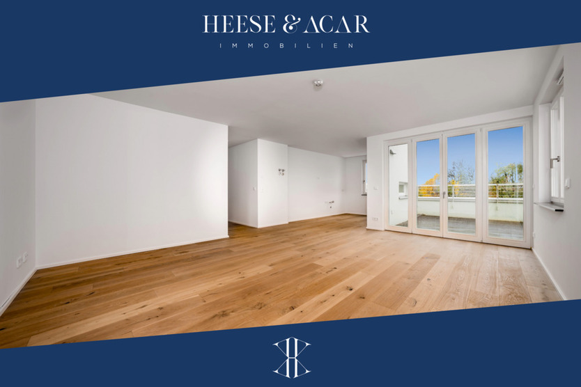 Neubau im Erstbezug - Große, barrierefreie Dachgeschoss-Einheit 4 Zimmern & 2 Terrassen, bezugsfrei 4 zimmer