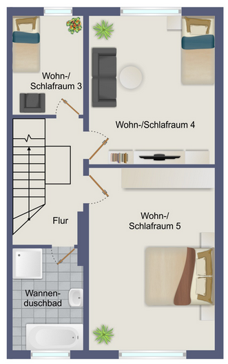 PROVISIONSFREI für Käufer*in: Reihenmittelhaus in Süd-Ruhiglage Zehlendorf . 233 m² Wohn-Nutzfläche