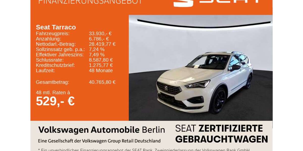 Seat Tarraco 56.450 km 33.930 &euro; Berlin 13089