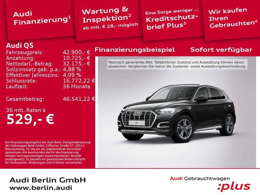Audi Q5 49.200 km 42.900 € Berlin 12489