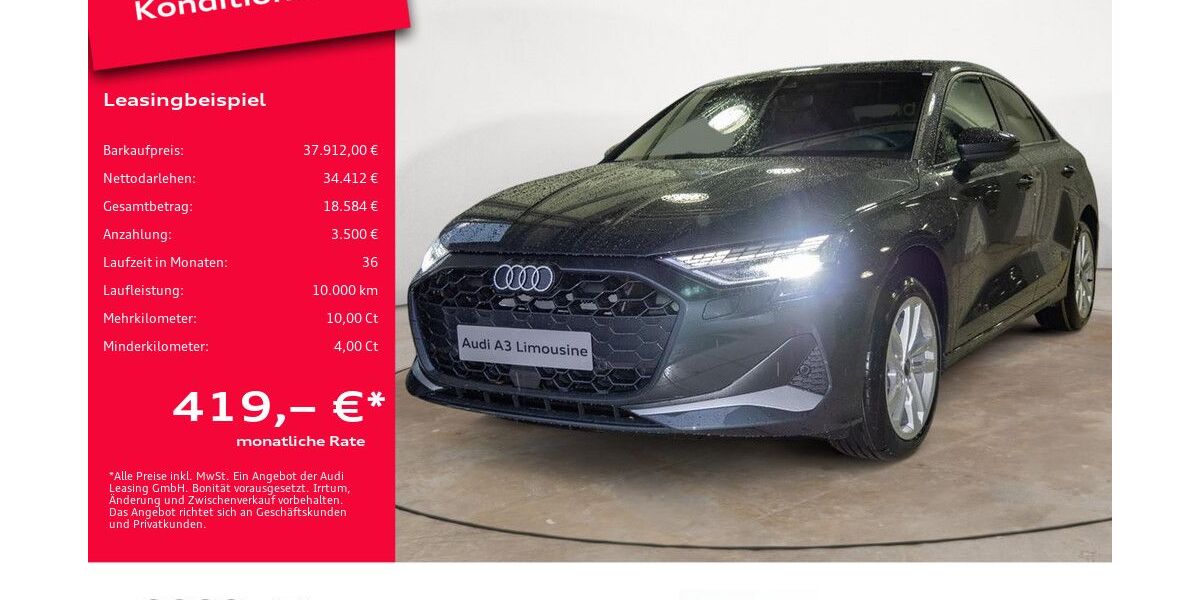 Audi A3 8.000 km 36.402 &euro; Potsdam 14482