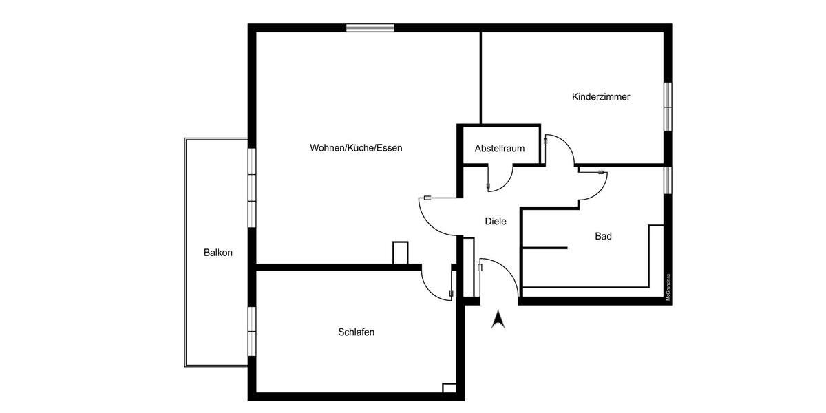 Etagenwohnung Werder (Havel) - 3 Zimmer, 103 m&sup2;, 1.595&euro; | Angebot:26278675