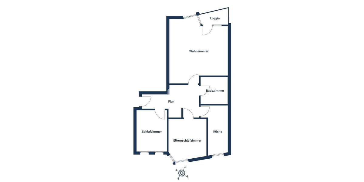 Etagenwohnung Potsdam Waldstadt I - 3 Zimmer, 79 m&sup2;, 289.000&euro; | Angebot:25688356